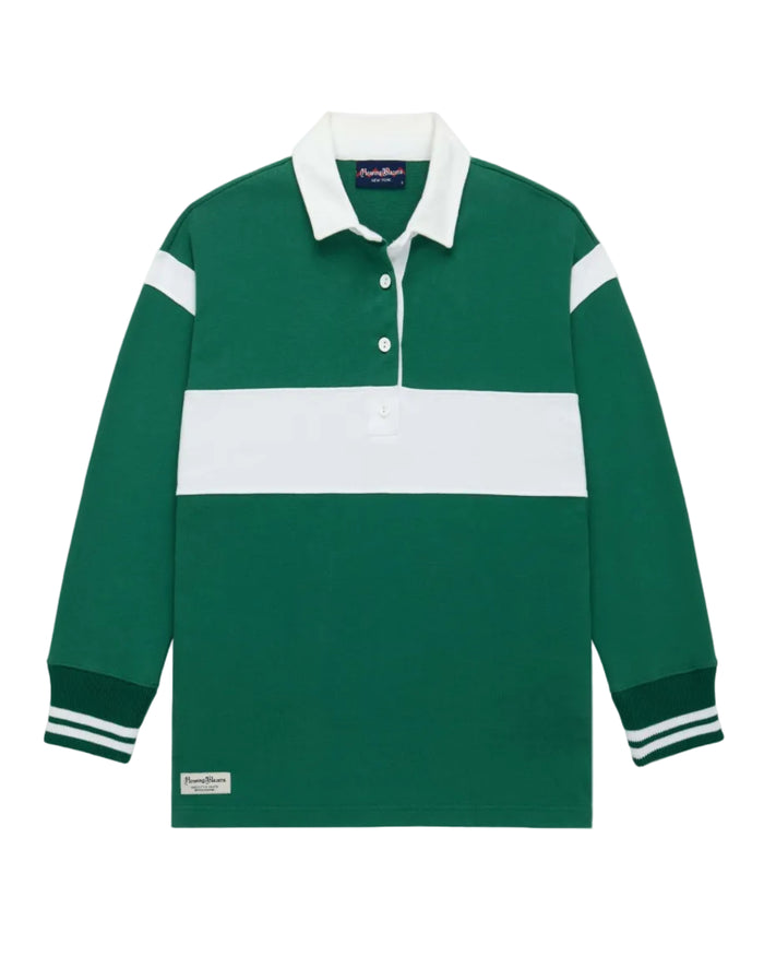 Women's Stripe Rugby Dress Green