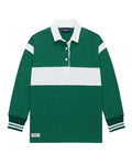 Women's Stripe Rugby Dress Green
