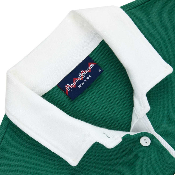 Women's Stripe Rugby Dress Green