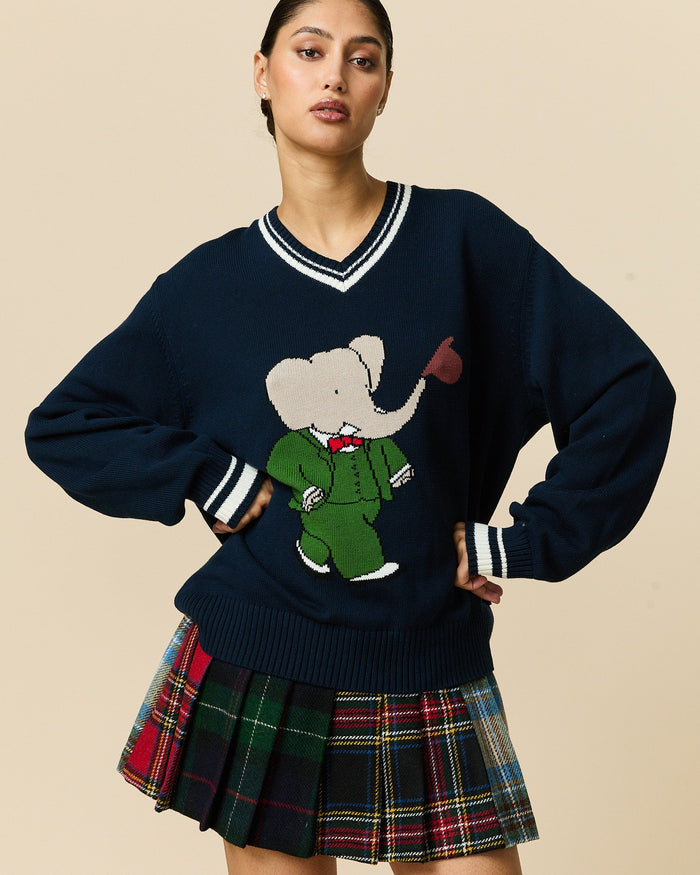 Women's Wool Cocktail Pleated Mini Skirt Holiday Tartan