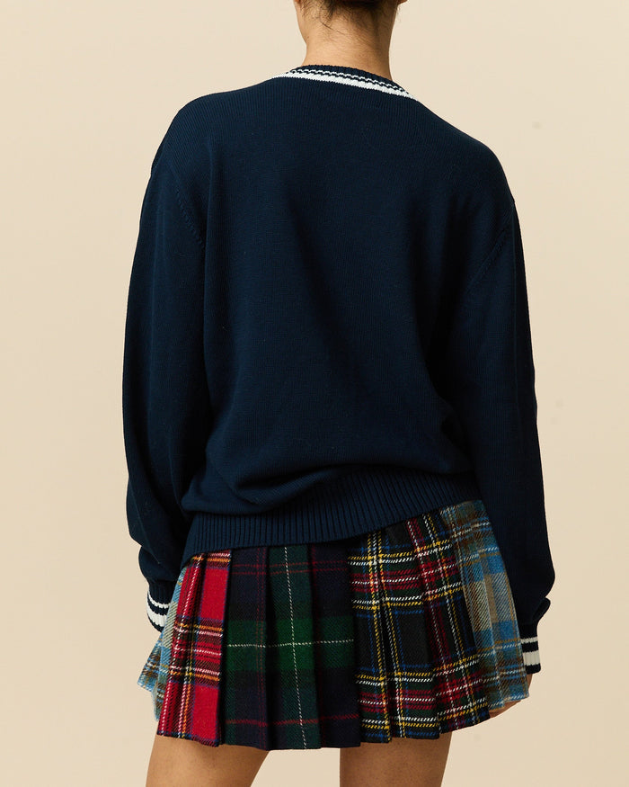 Women's Wool Cocktail Pleated Mini Skirt Holiday Tartan
