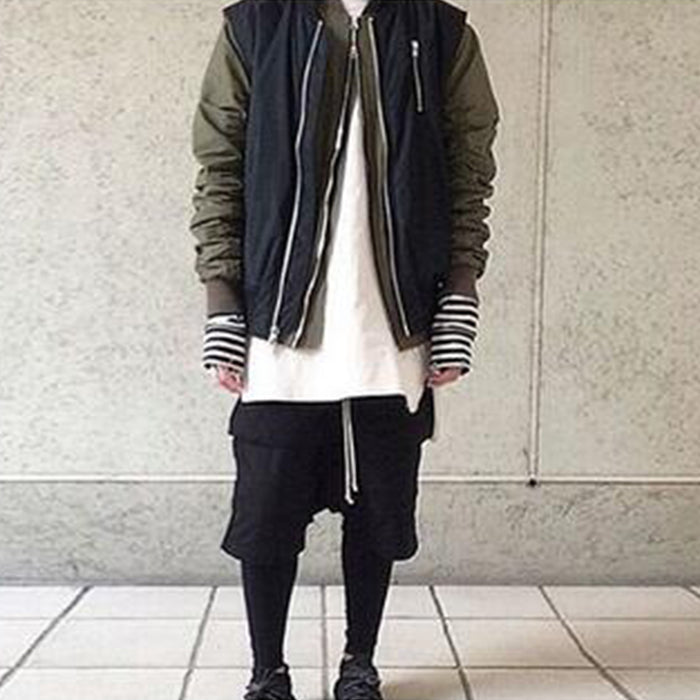 Zip Pocket Drawstring Solid Color Shorts